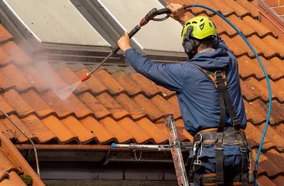 Démoussage et hydrofuge de toiture à Plouégat-Guérand